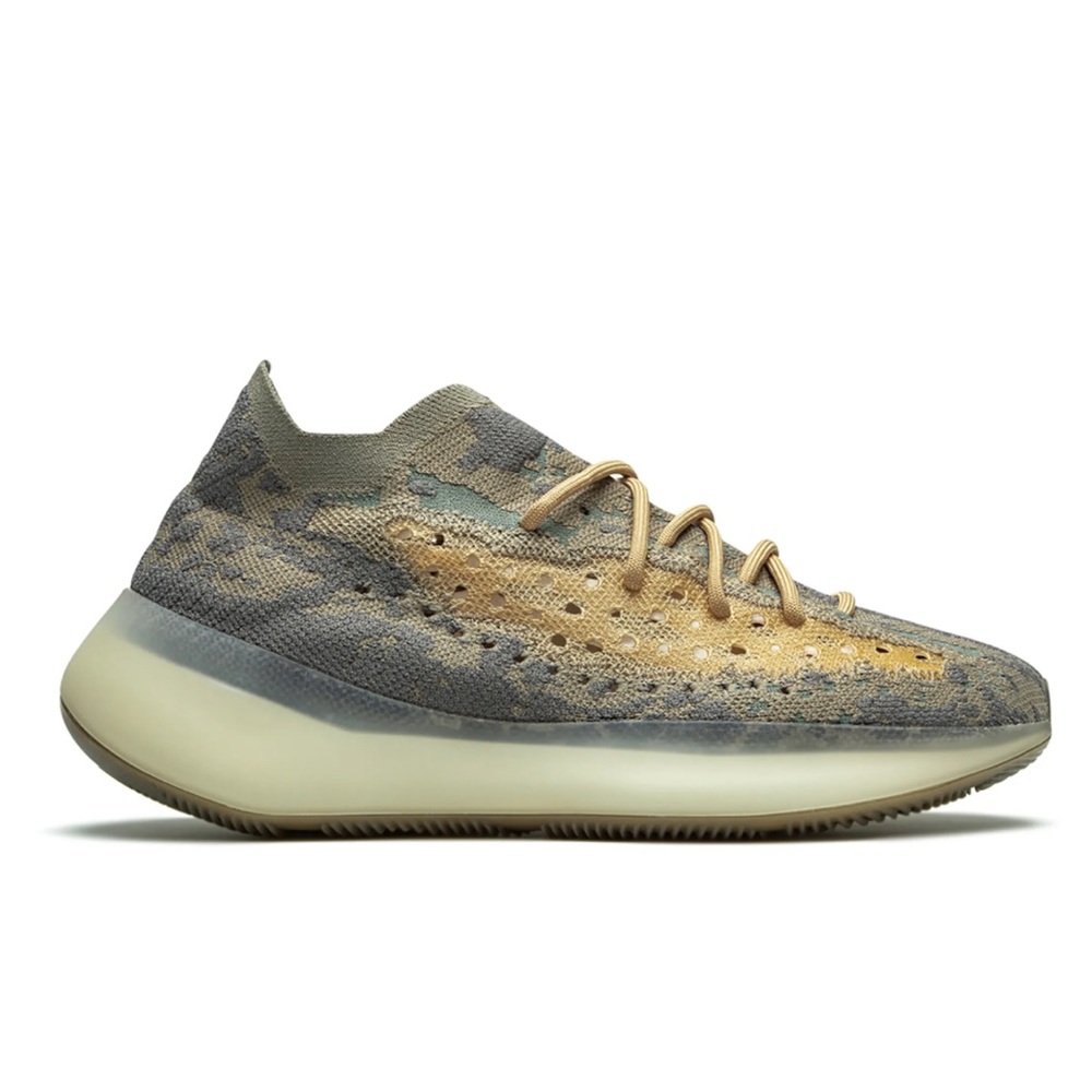Yeezy Boost 380 Sneakers in Olive, Tan, Gray
